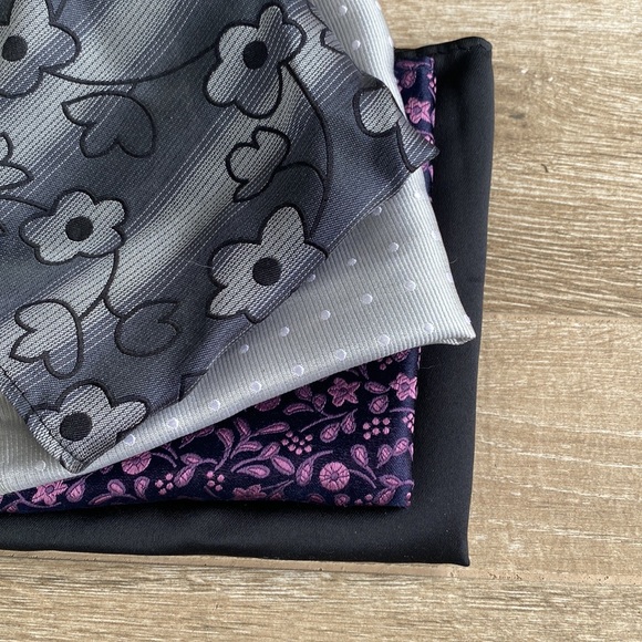 Grey and purple assorted ties and pocket squares - Picture 16 of 17